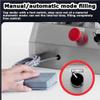 GJBMXSM Pneumatic Liquid Filling Machine, Semi-Automatic Paste Filler, Dual-Purpose Horizontal Paste and Liquid Filler, 35 L Mixing Hopper, 5–40 mL view 3