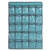 caralin Wall Organizer Chart with 25 Green Transparent Pockets for Classroom, Home, and Closet view 1