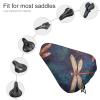 Hand-Painted Dragonfly Bicycle Seat Rain Cover view 3