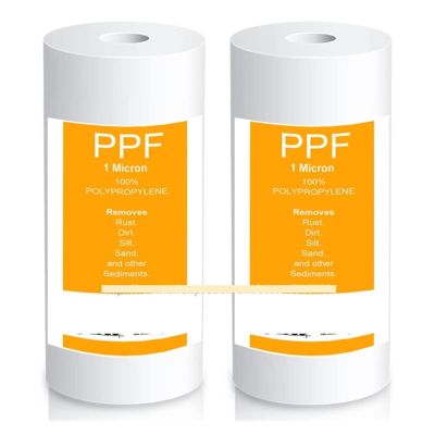 Whole-House 2-Stage Water Filtration System with Sediment and CTO Filters