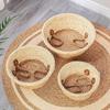 Handwoven Seagrass Plant Basket with Liner, 25 cm view 4