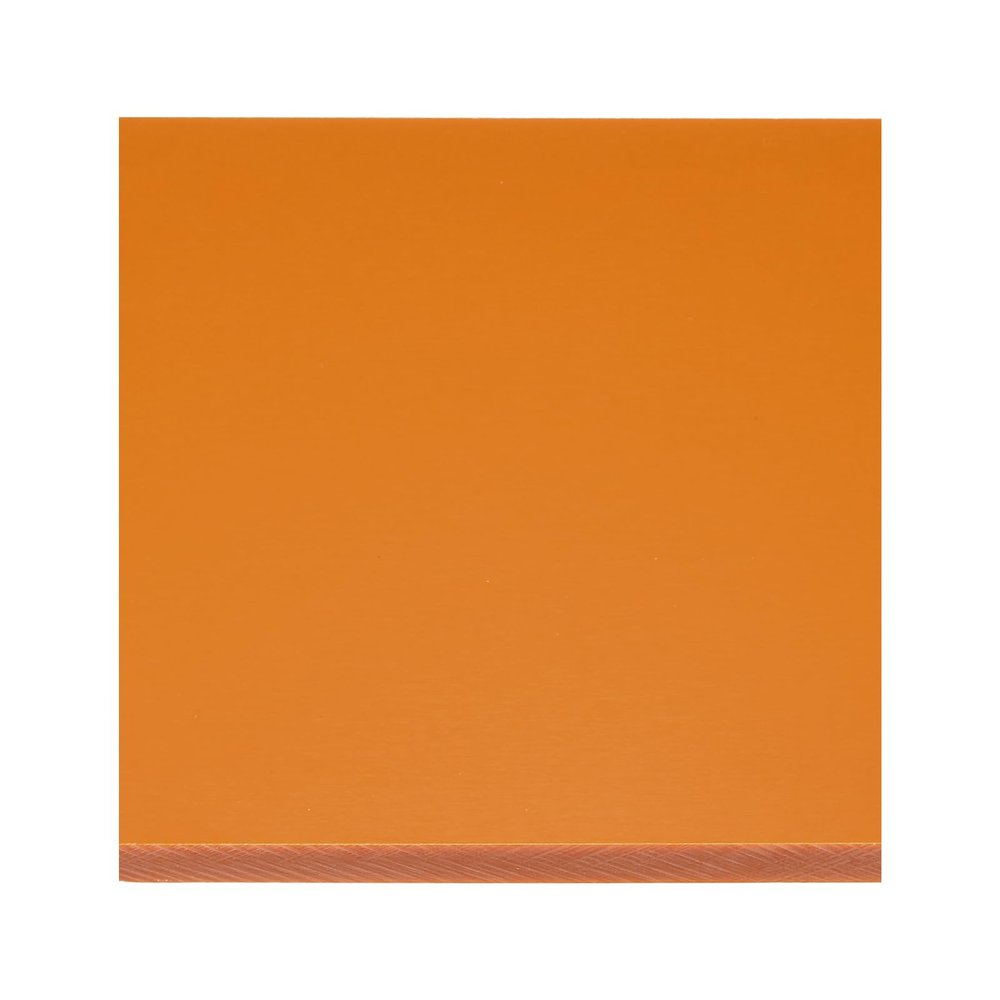 PATIKIL 300x300x10mm Phenolic Resin Sheet, Orange Red