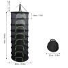 Jiawu Herb Drying Rack, Foldable Hanging Mesh Drying Net view 3