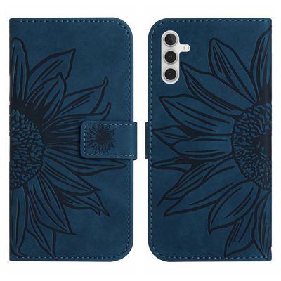 Rfvzubemok Flip Wallet Case for Samsung Galaxy A24 4G, Blue