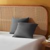 Sonive Pillowcase 40 x 40 cm, 2-Pack, OEKO-TEX, Gray view 2