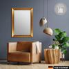 CLAMARO Sofia Antique Wall Mirror 55 x 180 cm, Dark Brown, Wood Frame view 2