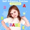 Self-Adhesive Chenille Letter Patches, Blue, Size S, 2 Pieces view 4