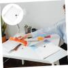 NUOBESTY A4 Transparent PP Ring Binder Cover, Refillable and Lightweight with Snap Button for Students and Office view 4