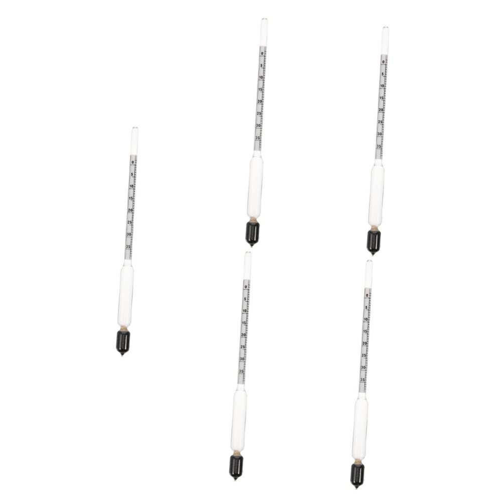 iplusmile 5-Piece Versatile Liquidometer Hydrometer for Mud, Petroleum and Sulfur Compounds