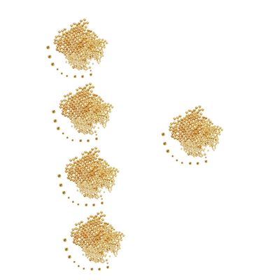 Supvox 1,500 Gold Fishing Beads for Fly Tying, Freshwater and Saltwater Fishing