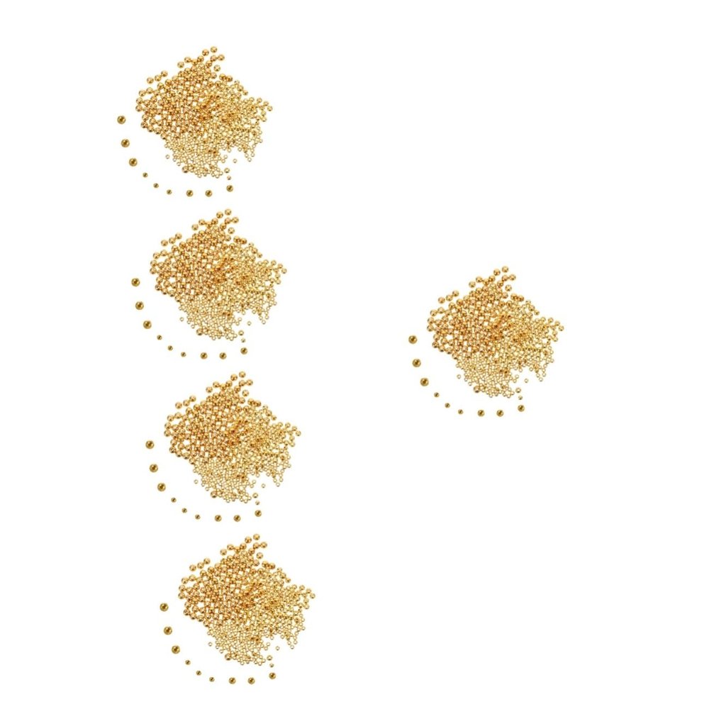 Supvox 1,500 Gold Fishing Beads for Fly Tying, Freshwater and Saltwater Fishing