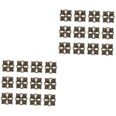 SEWACC Vintage Metal Flower Appliques for Furniture and Decor