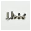 M3 M4 M5 M6 304 Stainless Steel Pin-In Torx Flat Countersunk Security Screws (30 mm, M5, 10 pcs) view 1