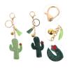 Cactus Rhinestone Keychains, 2 Pieces, for Keys and Bags view 2