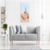 Framed Canvas Print "Poolside Girl," 46 x 31 cm view 3