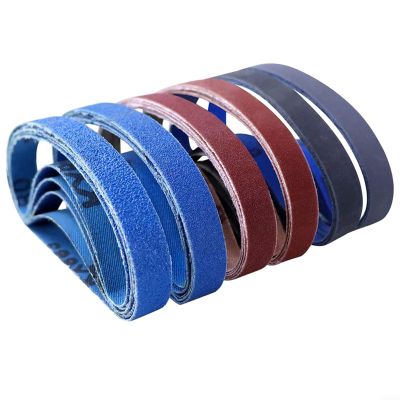 30-Piece Replacement Sanding Belt Set for Ener, Flat Seam, Open-Coat, High Abrasive Power