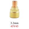 Brass Collet Body for Stubby Gas Lens, 3.2 mm (45V45) view 3