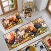 JWXCBIM Rooster Kitchen Rugs, Farmhouse Style, Sunflower Decor, Non-Slip, Absorbent and Washable, 17 x 30 in + 17 x 51 in view 3
