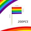 200 Colorful Toothpick Flags view 2