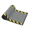 etm Cable Management Protective Mat with Warning Border, Black/Yellow, 40 x 1000 cm view 1
