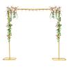 MINRS 2.0 x 2.1 m Gold Metal Wedding Arch view 1