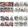 CXINLky 5D DIY Diamond Art Christmas Cards, 6-Piece Set view 1