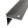 Stair Edge Profile 32 x 42 x 2500 mm, Aluminum Angle Profile, Smooth, Double Offset, Countersunk, Drilled, Stainless Steel, 5 mm Edge Height, Köberit view 1