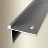 Stair Edge Profile 32 x 42 x 2500 mm, Aluminum Angle Profile, Smooth, Double Offset, Countersunk, Drilled, Stainless Steel, 5 mm Edge Height, Köberit view 3