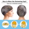 Fashionable Pit Bull Swim Cap for Women and Men, for Long Hair view 3