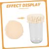 Amosfun 4-Pack Beige Fabric Jar Covers for 6–7.5 cm Diameter Jars view 4