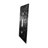 Glitter Light Switch Cover, Unbreakable 1-Gang Toggle Switch Wall Plate, Black/White, 11.4 x 7.1 cm view 3