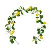 Hperu Hanging Greenery Lemon Berry Garland view 1