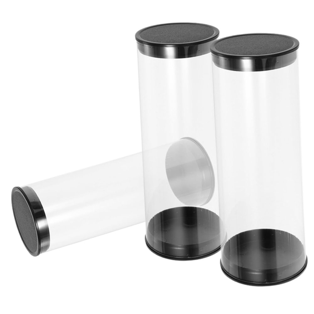 Anneome 3-Pack Transparent PVC Golf Ball Storage Boxes