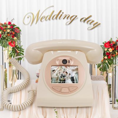 UKBW Video Guest Book Phone, 1080P HD Audio and Video Guest Book