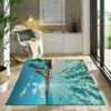 Srigzcaly Super-Soft Kids' Room Rug, 80 x 150 cm, Sea Beach Seascape, Non-Slip, Multicolor view 4