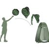 Portable Pop-Up Shower Tent, 190 cm, with Zippered Roof, Clothesline and Carrying Bag view 2