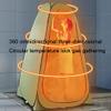 Portable Pop-Up Shower Tent, 190 cm, with Zippered Roof, Clothesline and Carrying Bag view 4