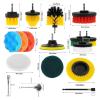 30-Piece Power Scrubber Brush Attachment Set with Scouring Pads, Wire Brushes and Extendable Long Attachment view 2