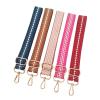 PTNKUIIY Bag Strap 72–130 cm, Adjustable 3.8 cm Wide Shoulder Strap, Boho-Style Replacement Strap with Carabiners, Purple view 3