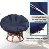 Papasan Seat Cushion Cover, Dark Brown, 100 cm/39 in view 3