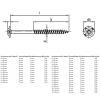BRESKO Zinc-Plated Washer-Head Wood Construction Screws, Cut Tip (50, 6 x 120 mm) view 2
