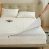 Quilted Zippered Mattress Cover, 5-Sided, 140 x 200 + 22 cm, White view 4