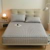 Quilted Mattress Encasing with Zipper, 150 x 200 + 21 cm, Gray view 2