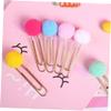 SEWACC 90-Piece Colorful Pom-Pom Book Clips and Bookmark Clips view 3
