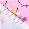 SEWACC 90-Piece Colorful Pom-Pom Book Clips and Bookmark Clips view 4