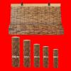 Bamboo Blinds for Sun Protection; Outdoor Bamboo Roller Shades; Decorative Roman and Vertical Blinds for Garden, Balcony, or Window (W120 x H160 cm / 47 x 63 in) view 1
