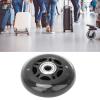 3-Inch Transparent Quiet Wheel, Black PU Wheel with 608ZZ Bearing view 2