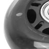 3-Inch Transparent Quiet Wheel, Black PU Wheel with 608ZZ Bearing view 4
