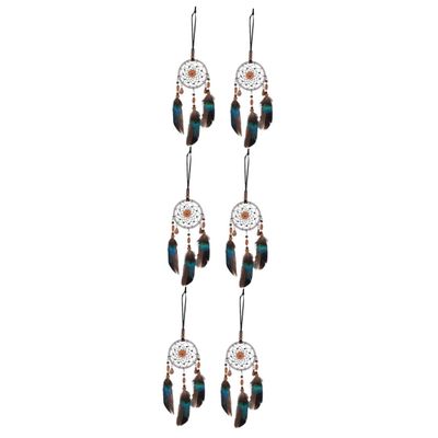Warmhm 6-Piece Feather Wall Hanging Decor