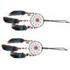 Warmhm 6-Piece Feather Wall Hanging Decor view 4